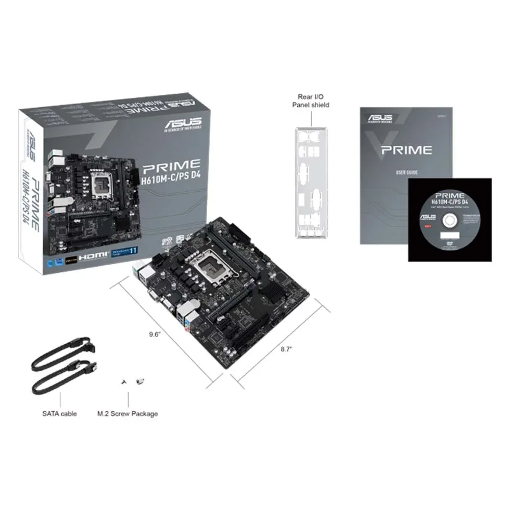 مادربرد ایسوس PRIME H610M-C/PS DDR4