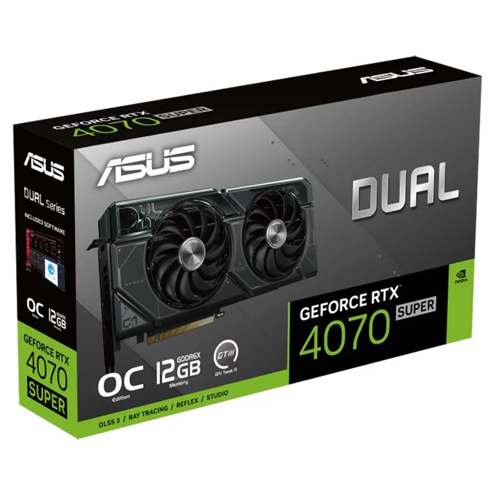 کارت گرافیک ایسوس مدل Dual GeForce RTX 4070Ti SUPER OC Edition 16GB GDDR6X