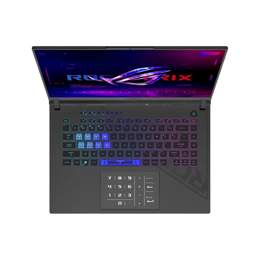 لپ تاپ ایسوس 16 اینچ مدل ROG strix G16 G614J پردازنده Core i7 13650HX رم 16GB D5 حافظه SSD 512GB گرافیک RTX 4060 8GB