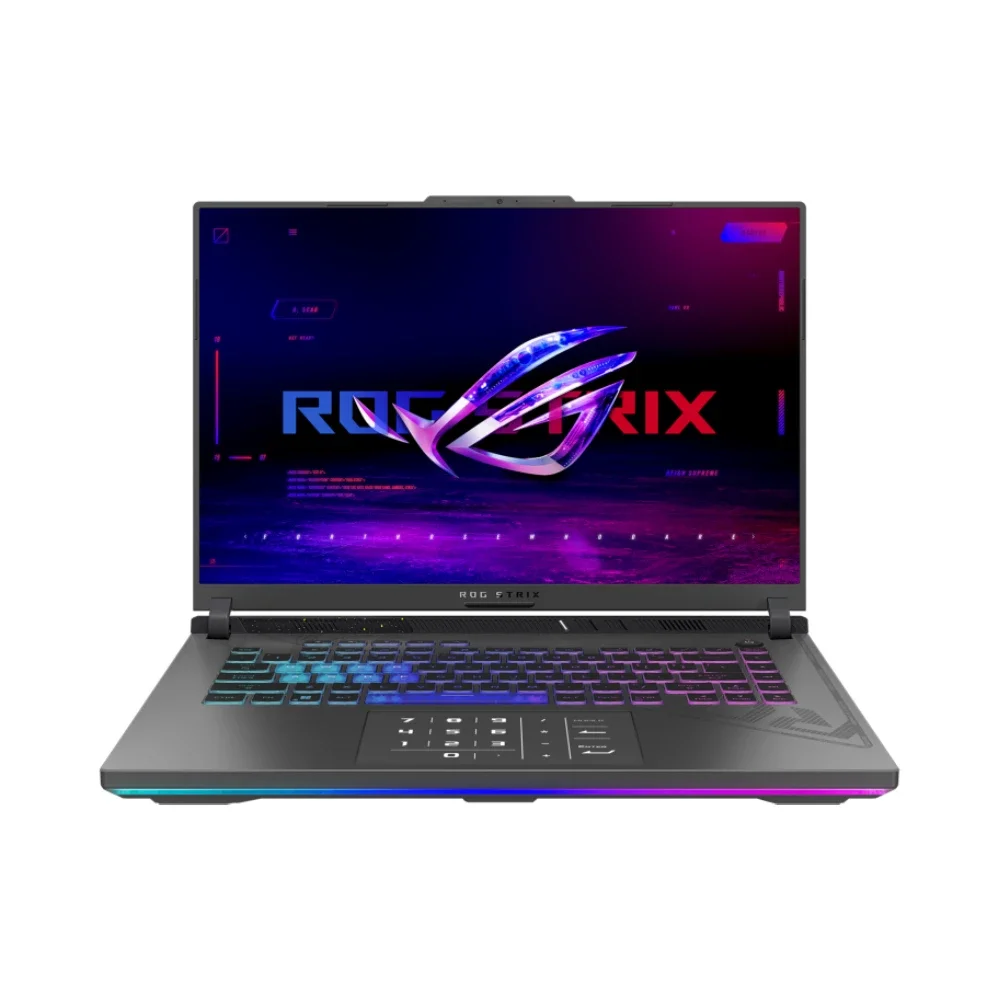 لپ تاپ ایسوس 16 اینچ مدل ROG strix G16 G614JI پردازنده Core i7 13650HX رم 16GB D5 حافظه SSD 512GB گرافیک RTX 4070 8GB