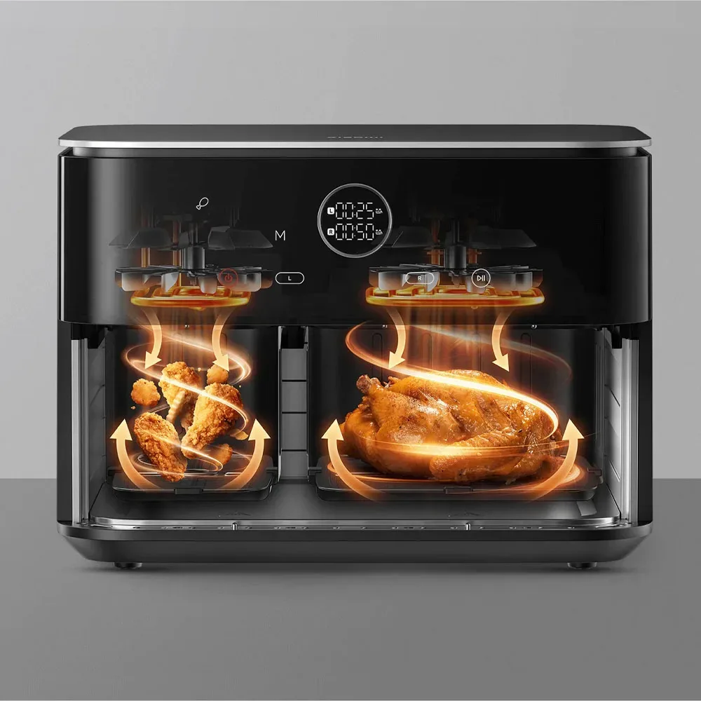 سرخ کن بدون روغن (هواپز) شیائومی Xiaomi Dual Zone Air Fryer 10L (MAF-D1001)