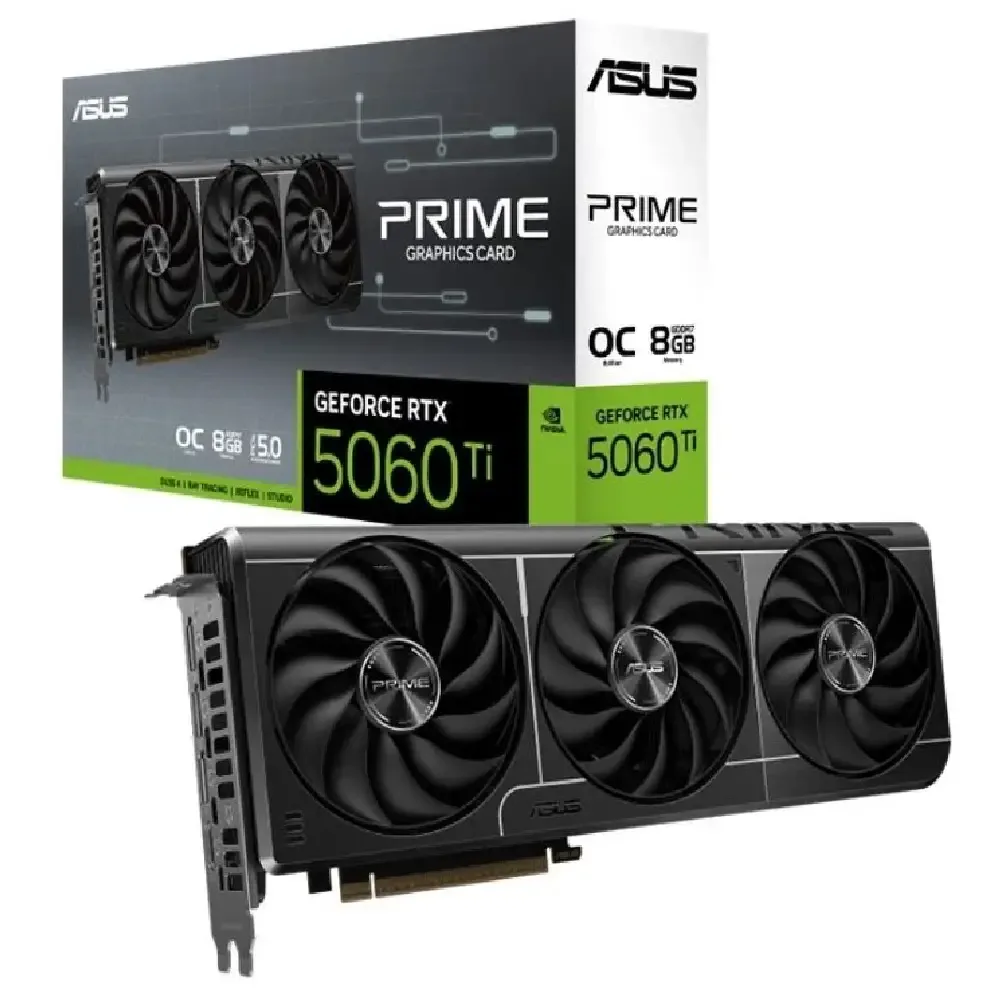 کارت گرافیک ایسوس مدل PRIME RTX 5060 Ti OC حافظه 8 گیگابایت