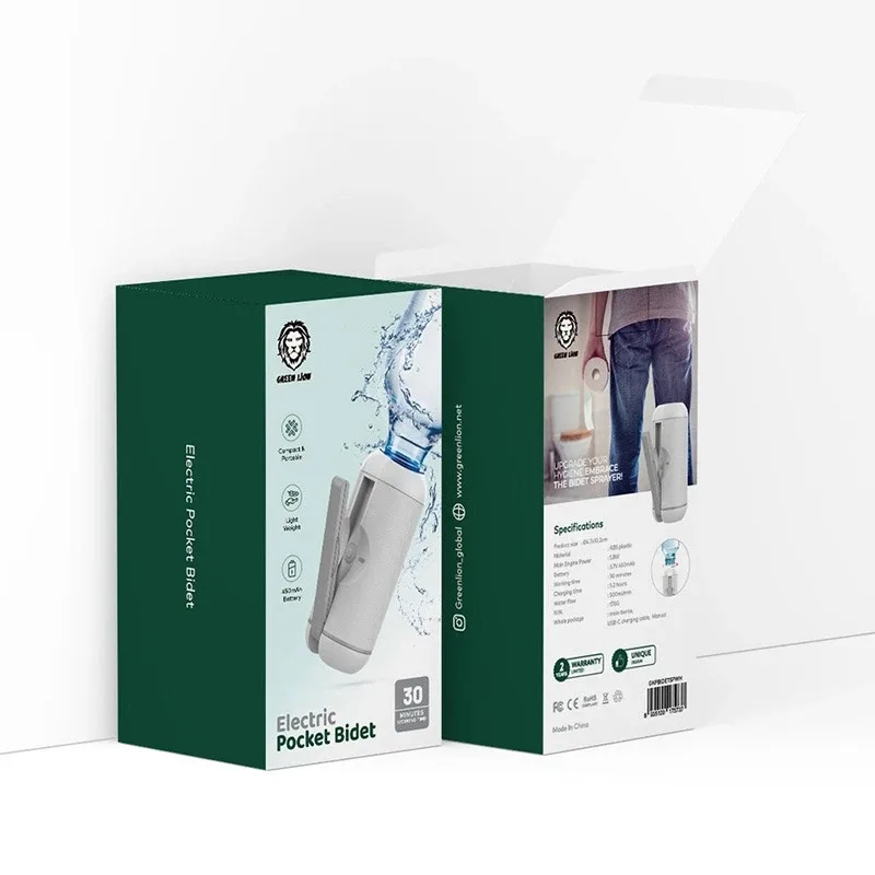 بیده جیبی برقی گرین لاین مدل Electric Pocket Bidet