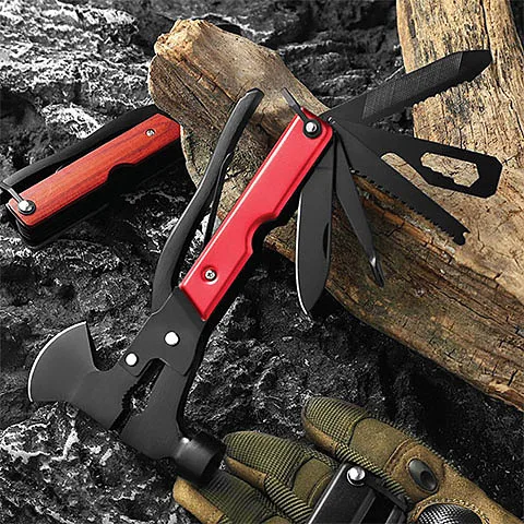 تبر و چکش چند کاره گرین لاین مدل Storm Breaker Multitool Axe GNSTRMHM13RD
