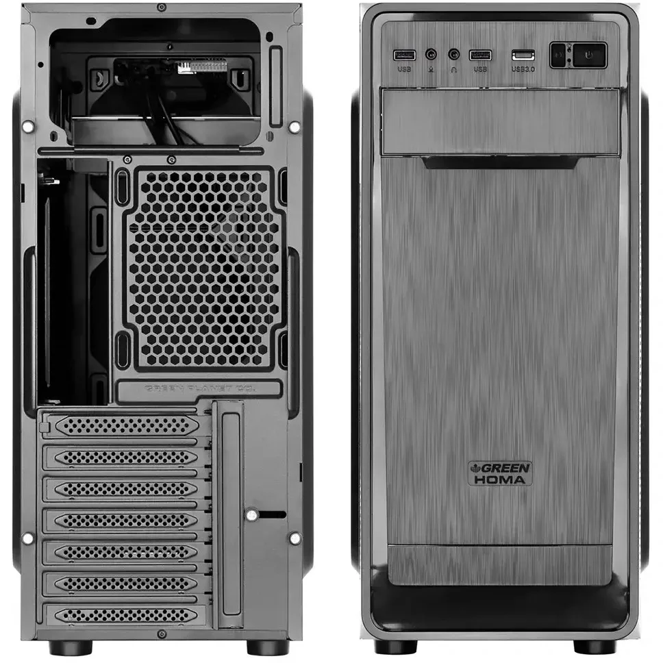 کیس کامپیوتر گرین Homa Mid Tower