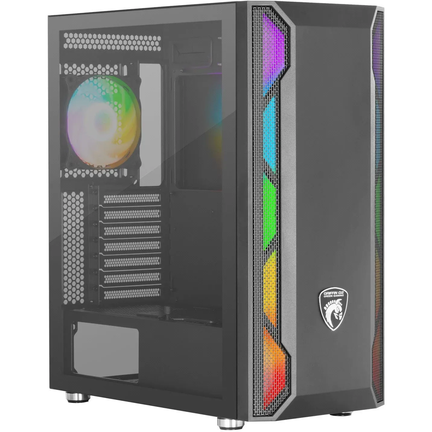 کیس کامپیوتر گرین GRIFFIN G2 RGB Mid Tower