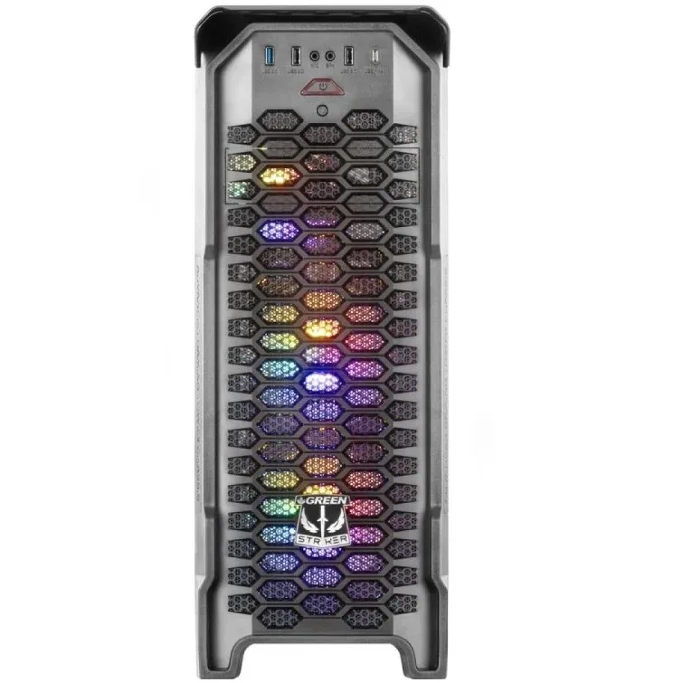 کیس کامپیوتر گرین Striker FRGB Mid Tower