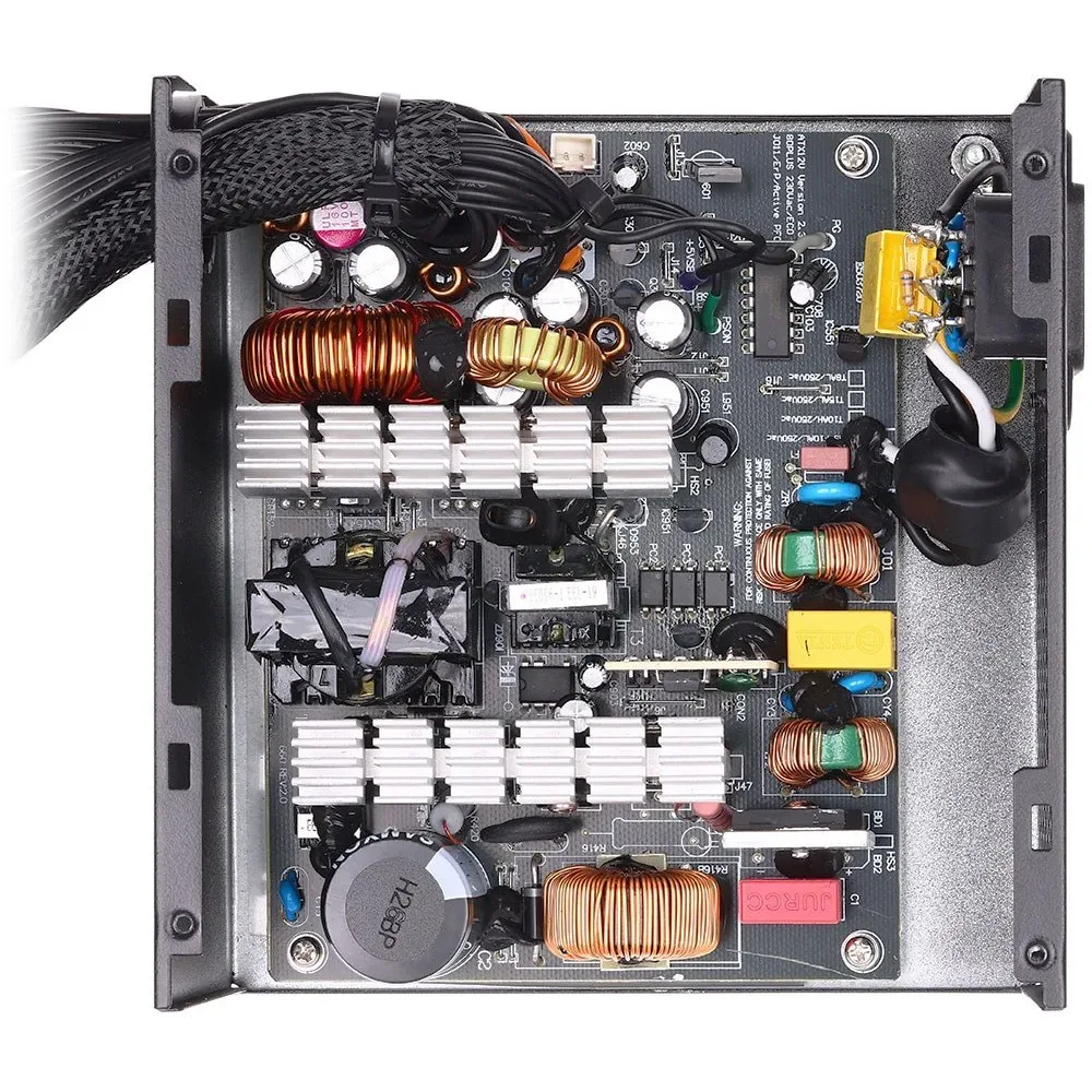 منبع تغذیه کامپیوتر گرین GP600A-ECO Rev 3.1 80 Plus White توان 600 وات
