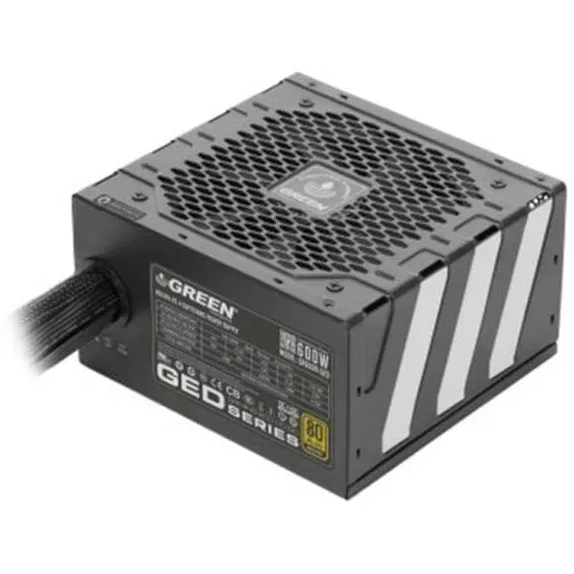 منبع تغذیه کامپیوتر گرین مدل GP600A-GED 80 Plus Bronze توان 600 وات