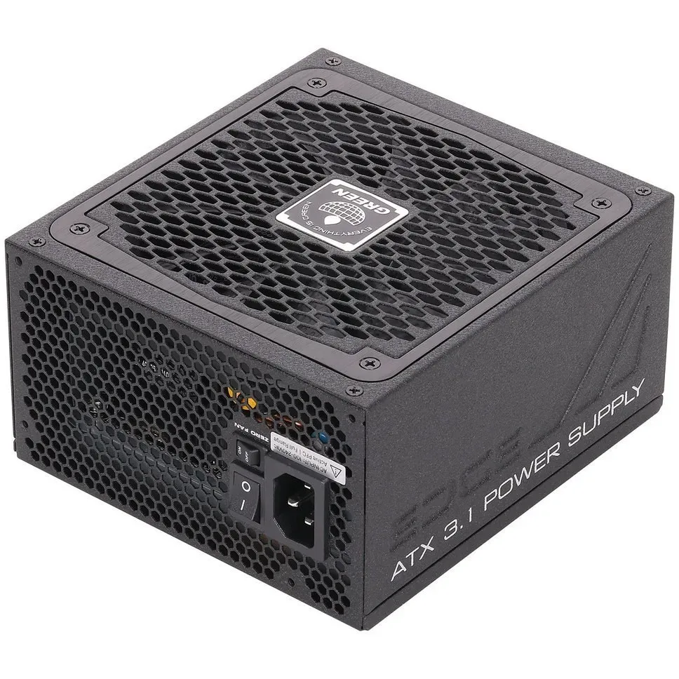 منبع تغذیه کامپیوتر گرین GP1000B-EDGE 80 Plus Platinum توان 1000 وات