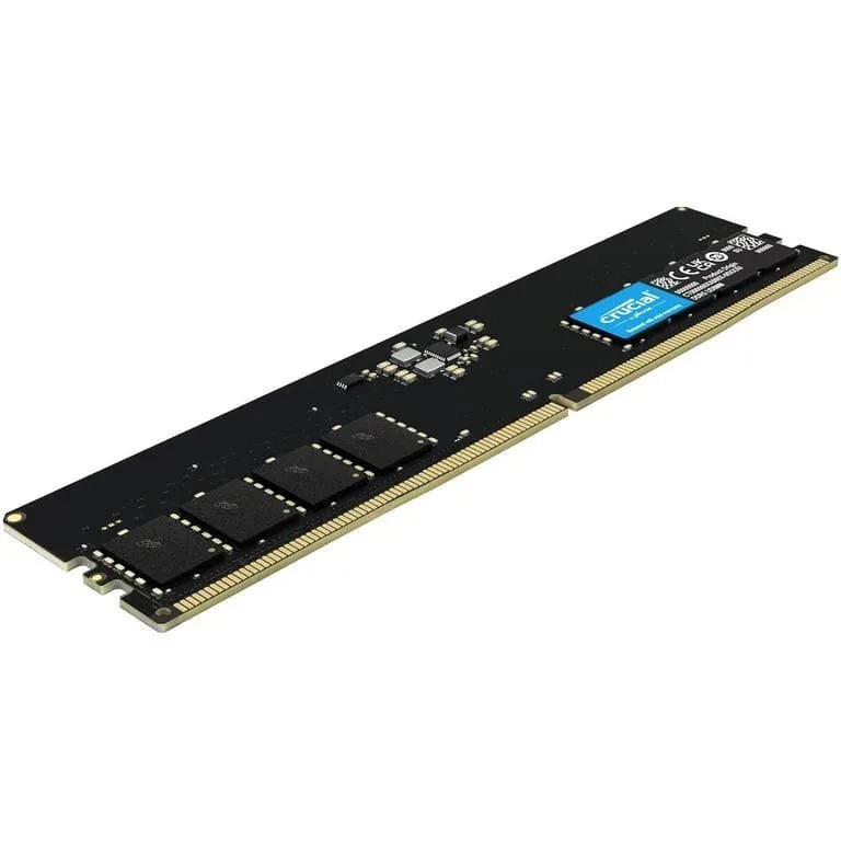 رم کامپیوتر کروشیال تک کاناله مدل CT16 فرکانس 4800 مگاهرتز DDR5 تایمینگ CL40 حافظه 16 گیگابایت