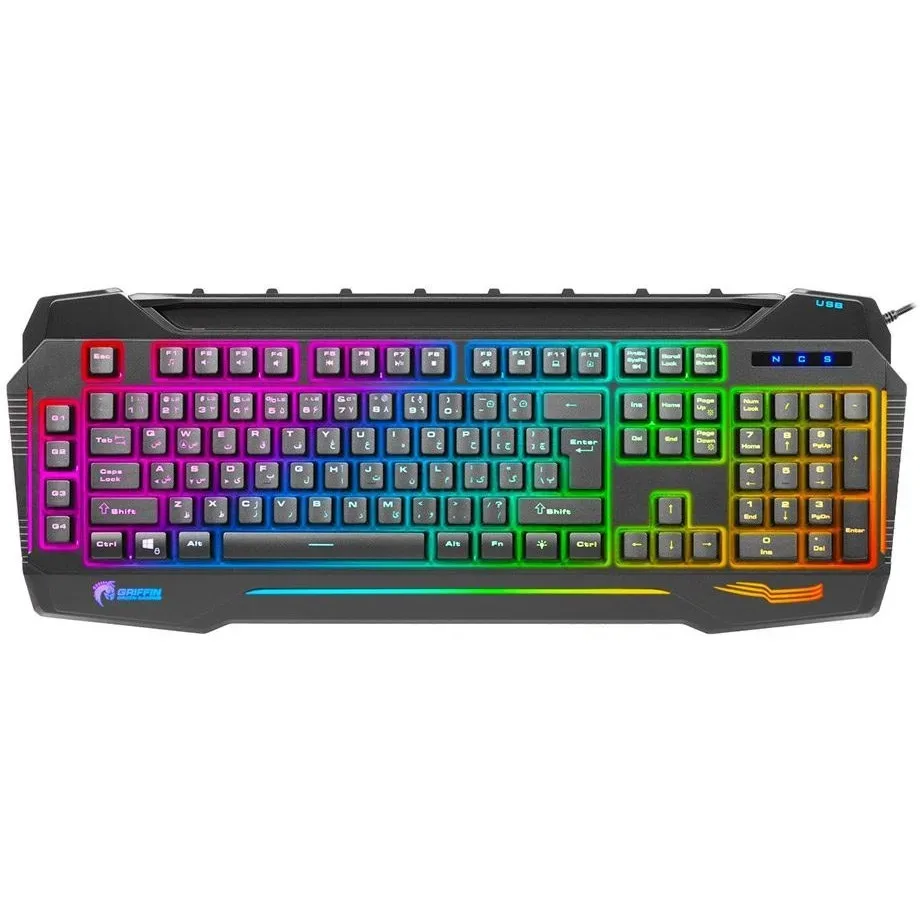 کیبورد با سیم گیمینگ گرین مدل GK702-RGB