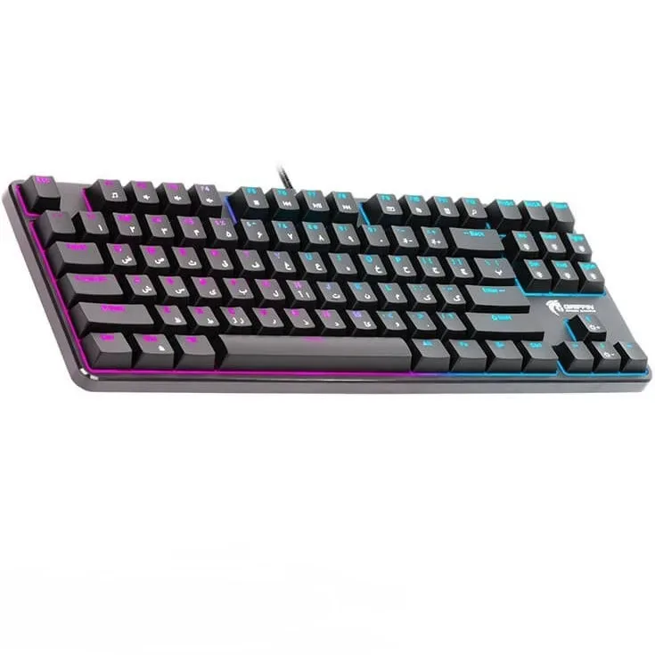 کیبورد با سیم گیمینگ گرین مدل GK801-RGB