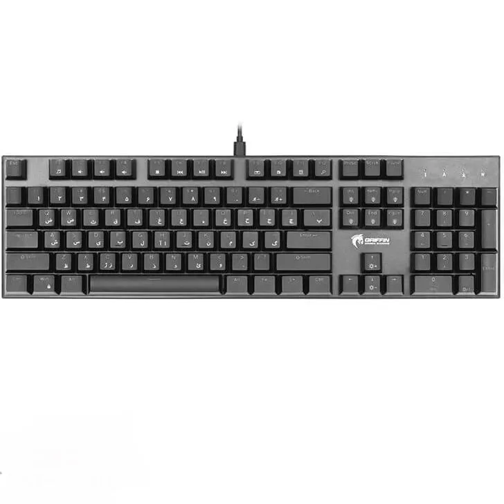 کیبورد با سیم گیمینگ گرین مدل GK802-RGB
