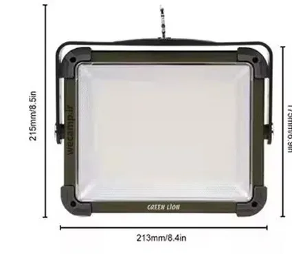 چراغ کمپینگ گرین لاین مدل Solar Camping Light 7200mAh