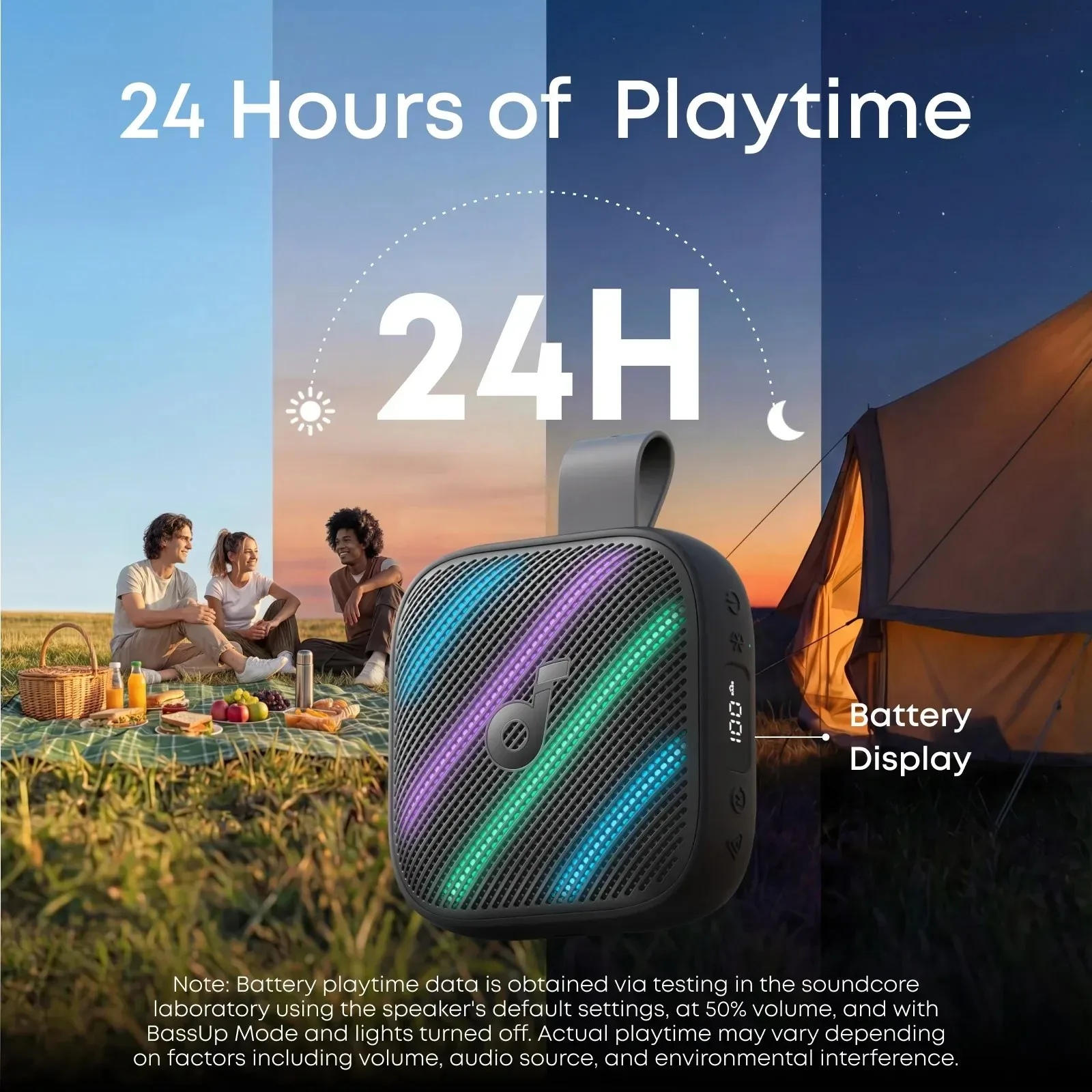 اسپیکر بلوتوثی و پاوربانک انکر Anker Soundcore Boom Go 3i مدل D5103
