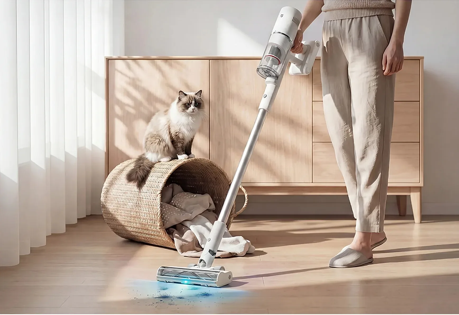 جارو شارژی عصایی شیائومی مدل Mijia Vacuum Cleaner 4