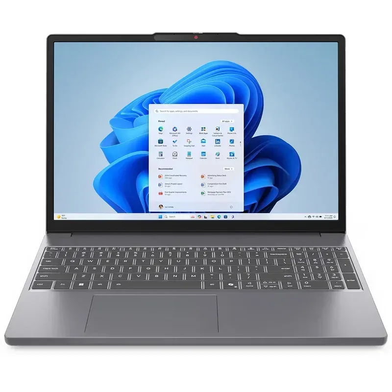 لپ تاپ ۱۵.۶ اینچ لنوو مدل IdeaPad Slim 3 8GB RAM 512GB SSD Ryzen 5 7520U + نصب ویندوز رایگان