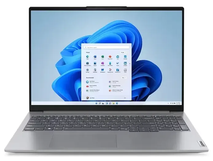 لپ تاپ ۱۶ اینچ لنوو مدل ThinkBook 16 Core i5-13420H 8GB RAM 512GB SSD + نصب ویندوز رایگان