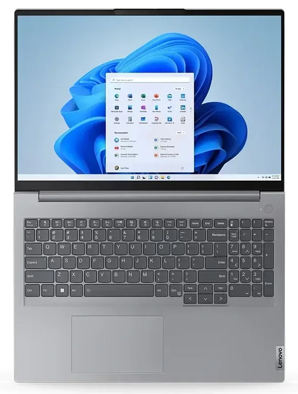 لپ تاپ ۱۶ اینچ لنوو مدل ThinkBook 16 Core i5-13420H 8GB RAM 512GB SSD + نصب ویندوز رایگان