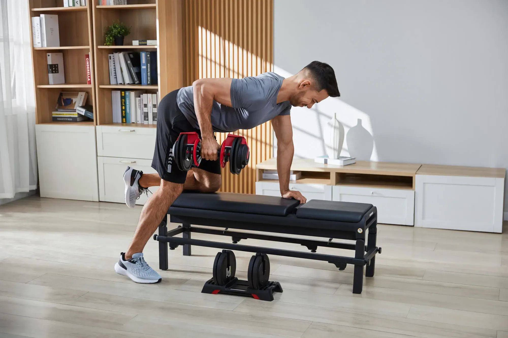 دمبل قابل تنظیم KingSmith Adjustable Dumbbell 24KG