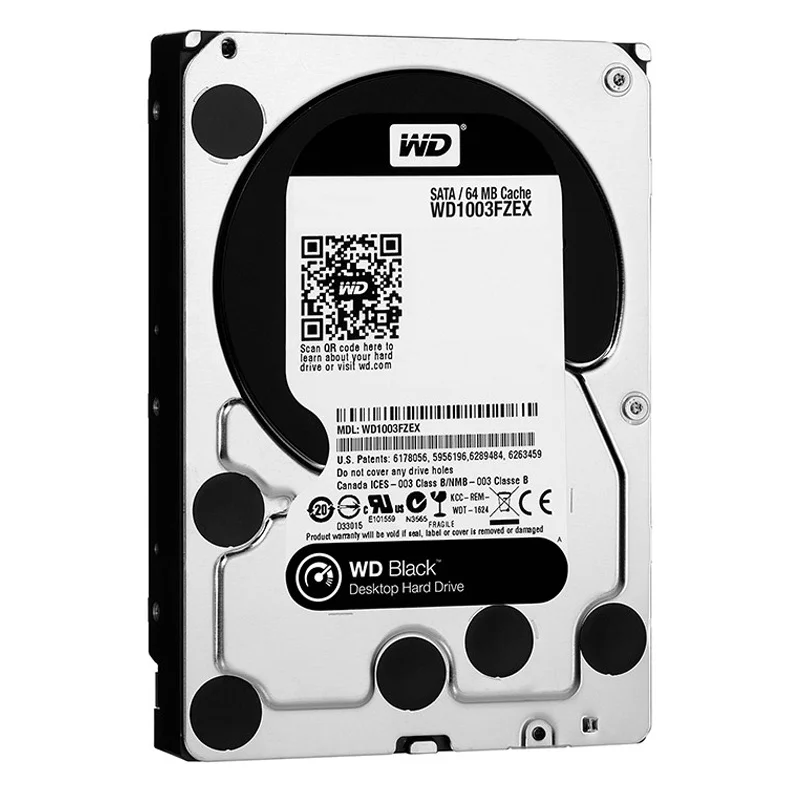 هارد دیسک اینترنال وسترن دیجیتال مدل Black ظرفیت 2 ترابایت