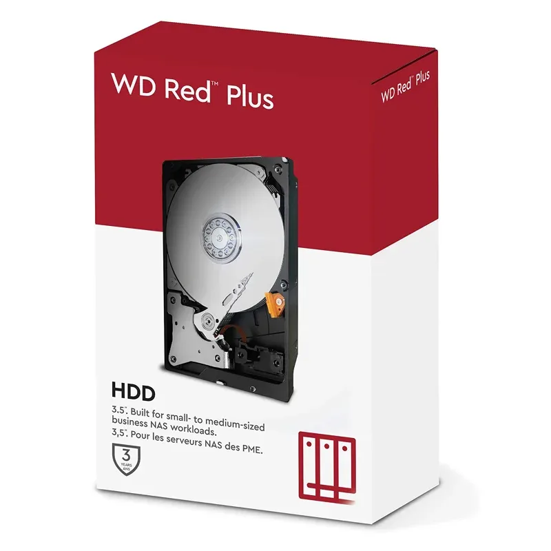 هارد دیسک اینترنال وسترن دیجیتال مدل Red Plus ظرفیت 8 ترابایت
