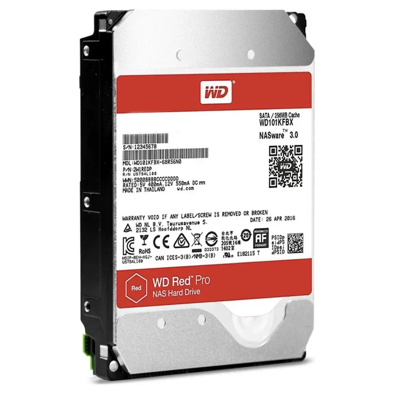 هارد دیسک اینترنال وسترن دیجیتال مدل Red Pro ظرفیت 12 ترابایت