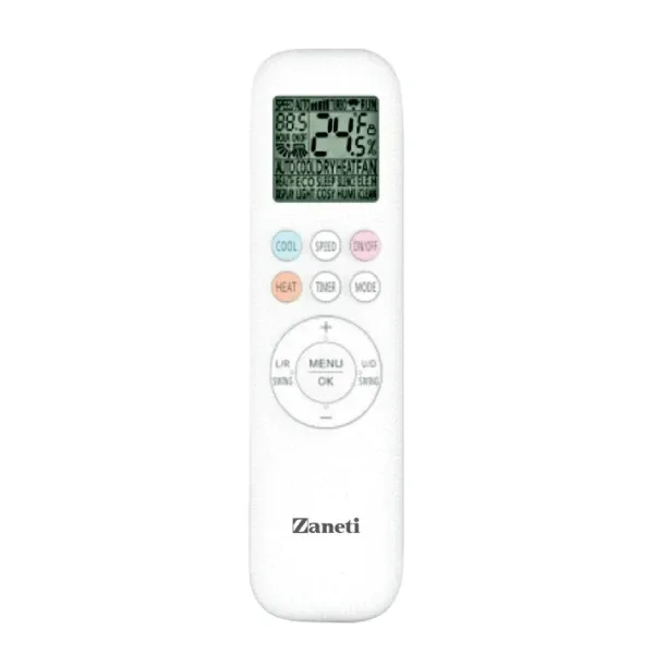 کولر گازی 36 هزار تروپیکال زانتی مدل ZTRWMF-24HR2AEAW