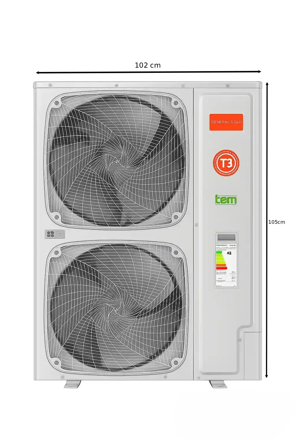 کولر گازی ایستاده 60 هزار جنرال گلد GG-GHF60000D BIX T3