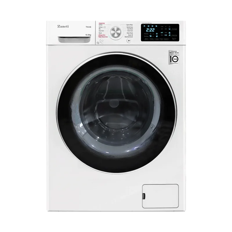 ماشین لباسشویی زانتی مدل WZSBWMF-10.5FD14MCA(W) ظرفیت 10.5 کیلوگرم