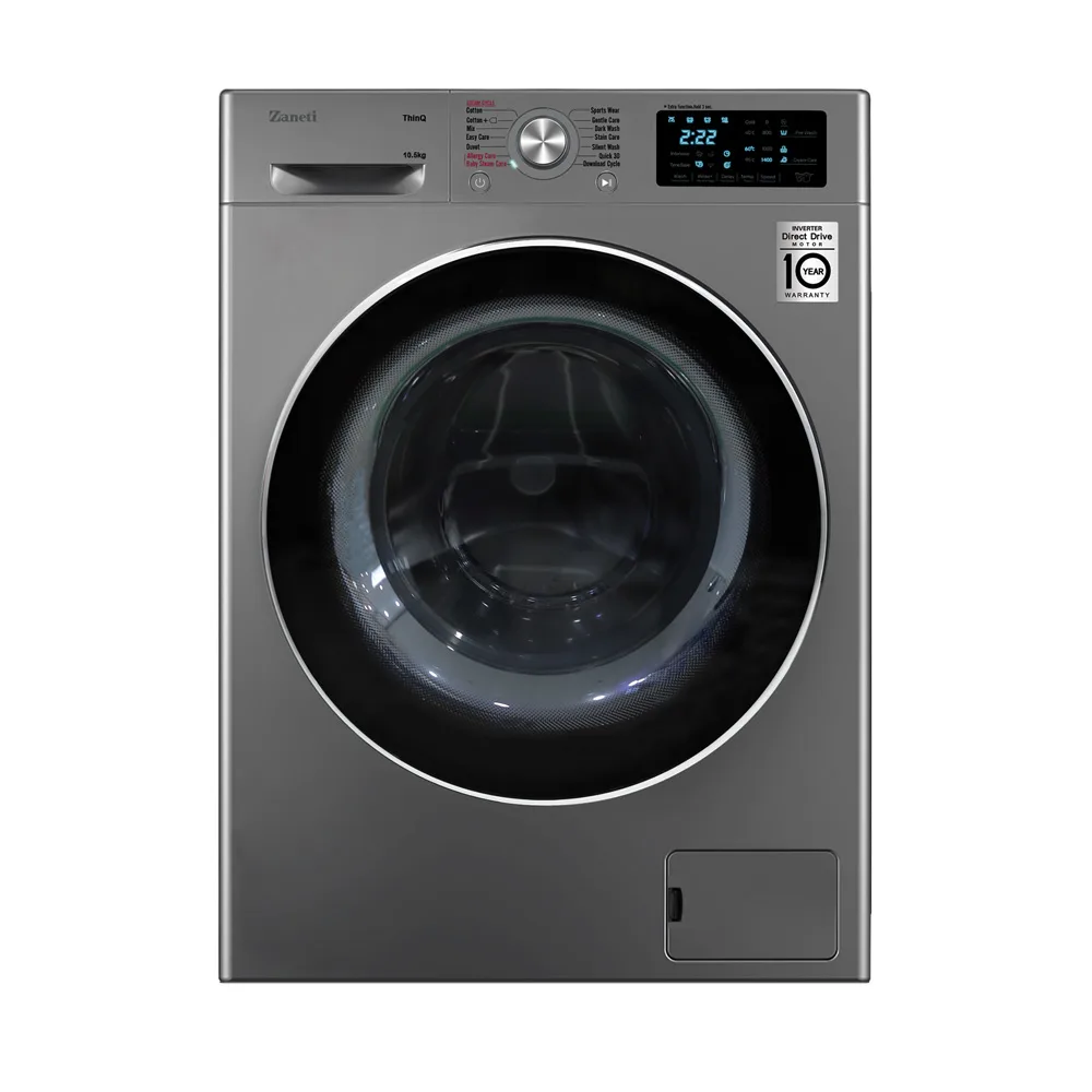 ماشین لباسشویی زانتی مدل WZSBWMF-10.5FD14MCA(G) ظرفیت 10.5 کیلوگرم