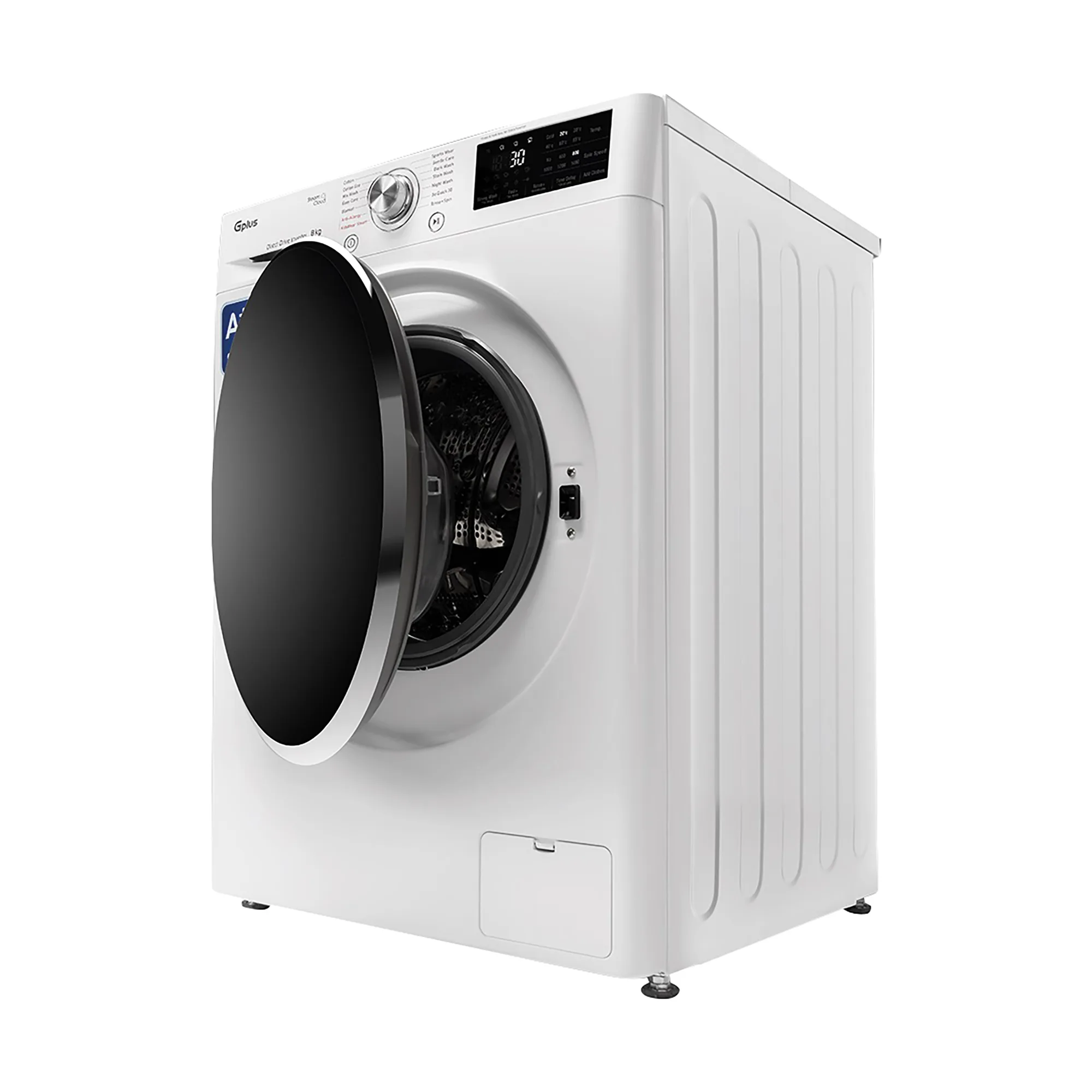 ماشین لباسشویی 8 کیلوگرم اتوماتیک جی پلاس مدل GWM-R808W
