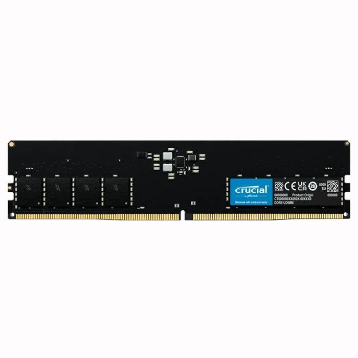 رم دسکتاپ کروشیال مدل UDIMM DDR5 تک کاناله ظرفیت 16 گیگابایت فرکانس 4800 مگاهرتز