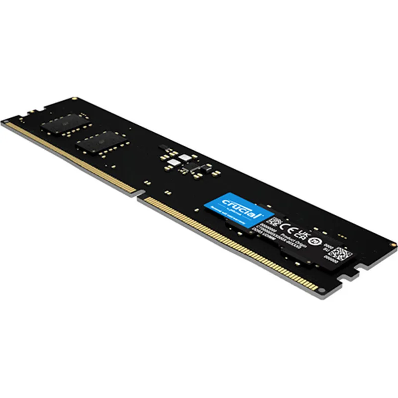 رم دسکتاپ کروشیال DDR5 UDIMM ظرفیت 8 گیگابایت مدل 5600 CL46 تک کاناله با فرکانس 5600