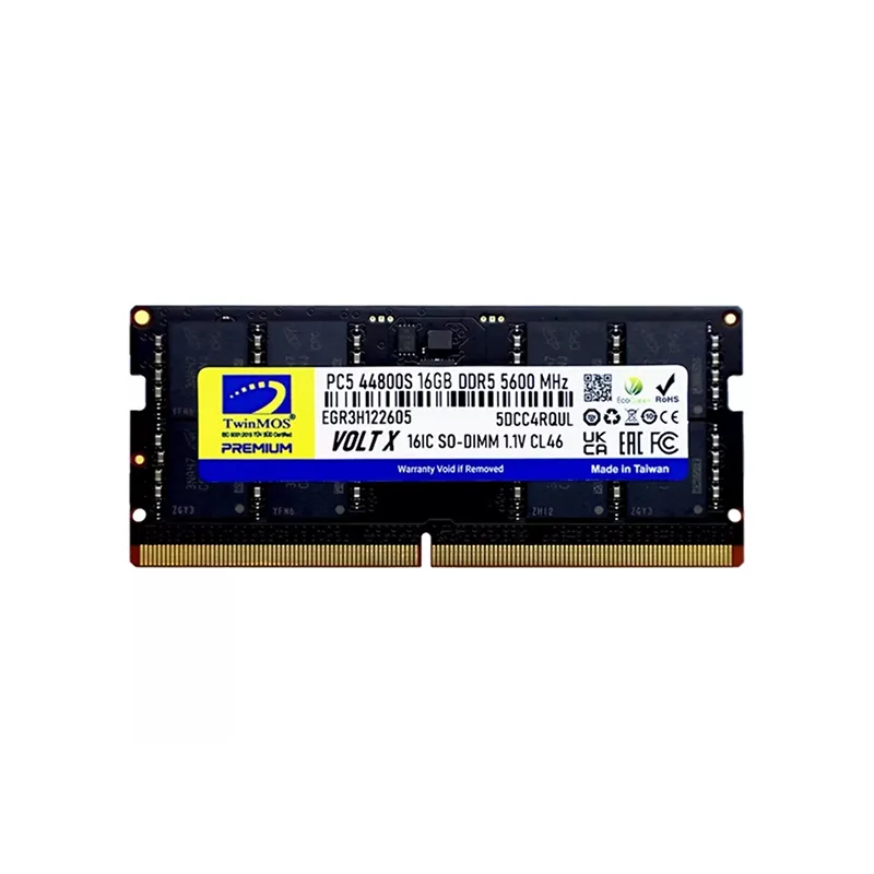حافظه رم لپ تاپ توین موس VOLTX DDR5 فرکانس 5600 مگاهرتز CL46 ظرفیت 16 گیگابایت