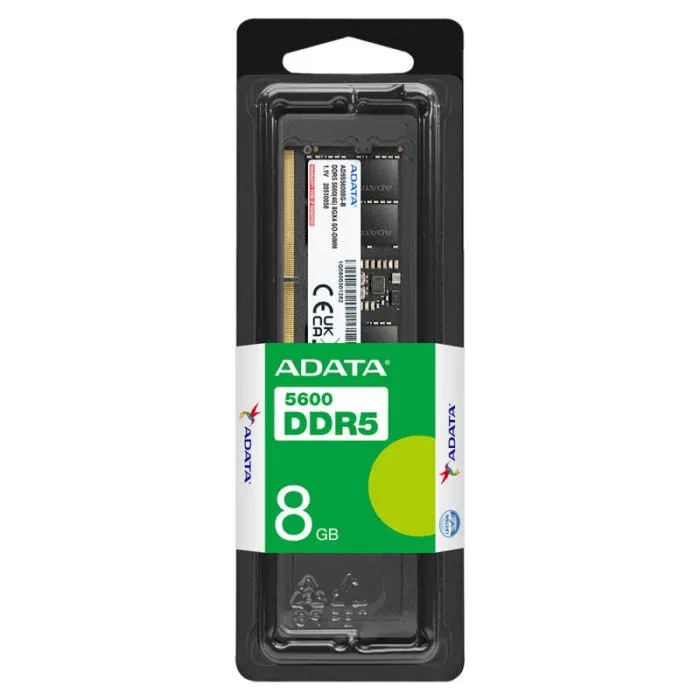 رم دسکتاپ DDR5 تک کاناله 5600 مگاهرتز CL46 ای دیتا مدل U-5600 ظرفیت 8 گیگابایت