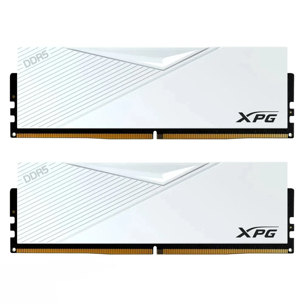 رم کامپیوتر DDR5 دو کاناله 5200 مگاهرتز CL38 ای دیتا ایکس پی جی مدل LANCER RGB BLACK DRAM MODULE ظرفیت 32 گیگابایت