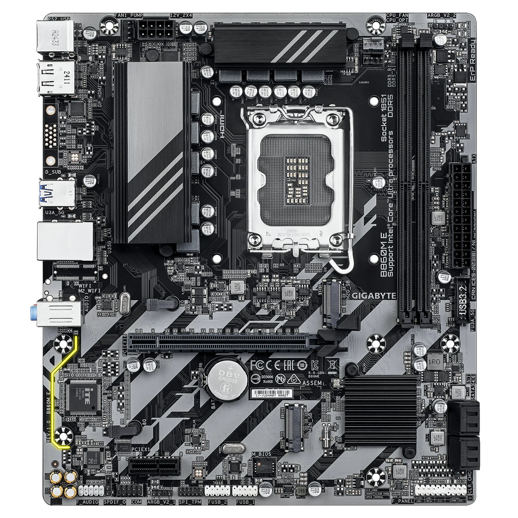 مادربرد گیگابایت مدل B860M E