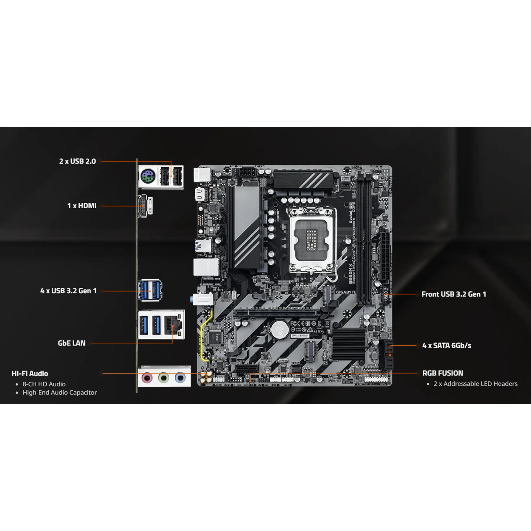 مادربرد گیگابایت مدل B860M K