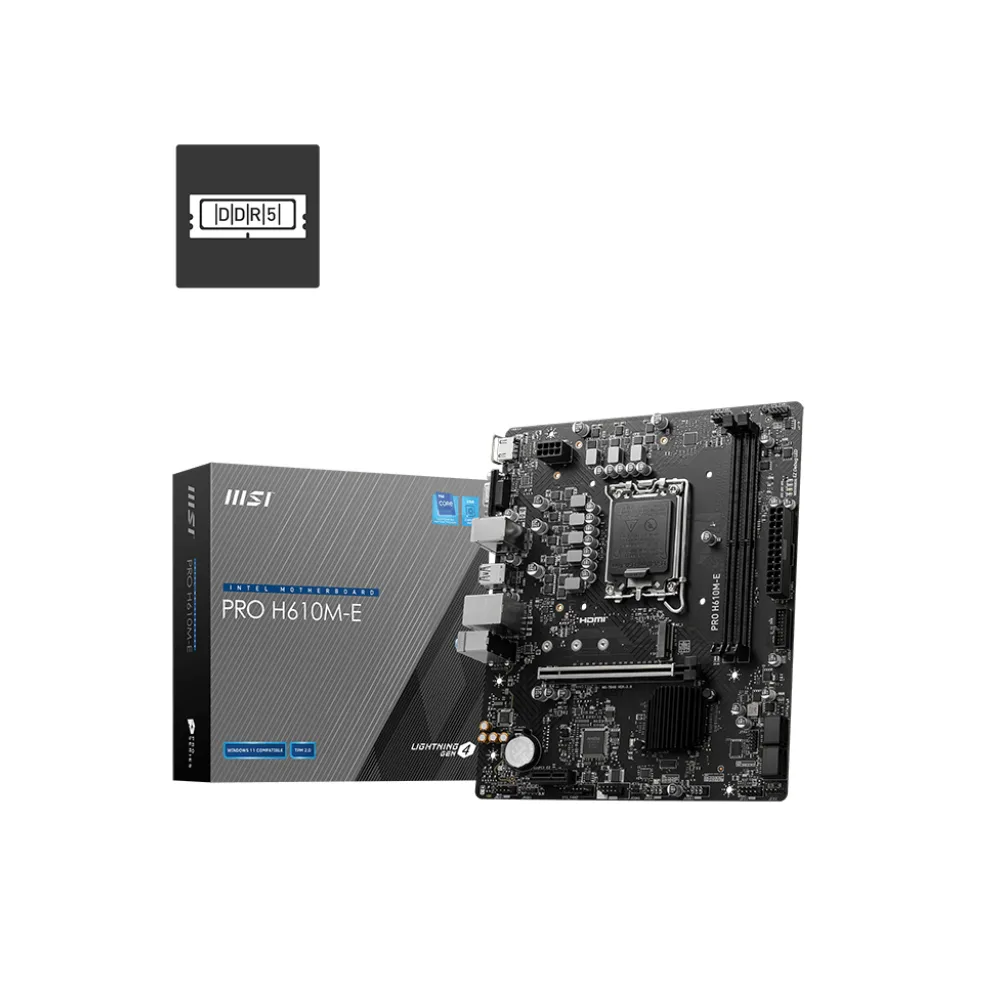 مادربرد ام اس آی مدل PRO H610M-E