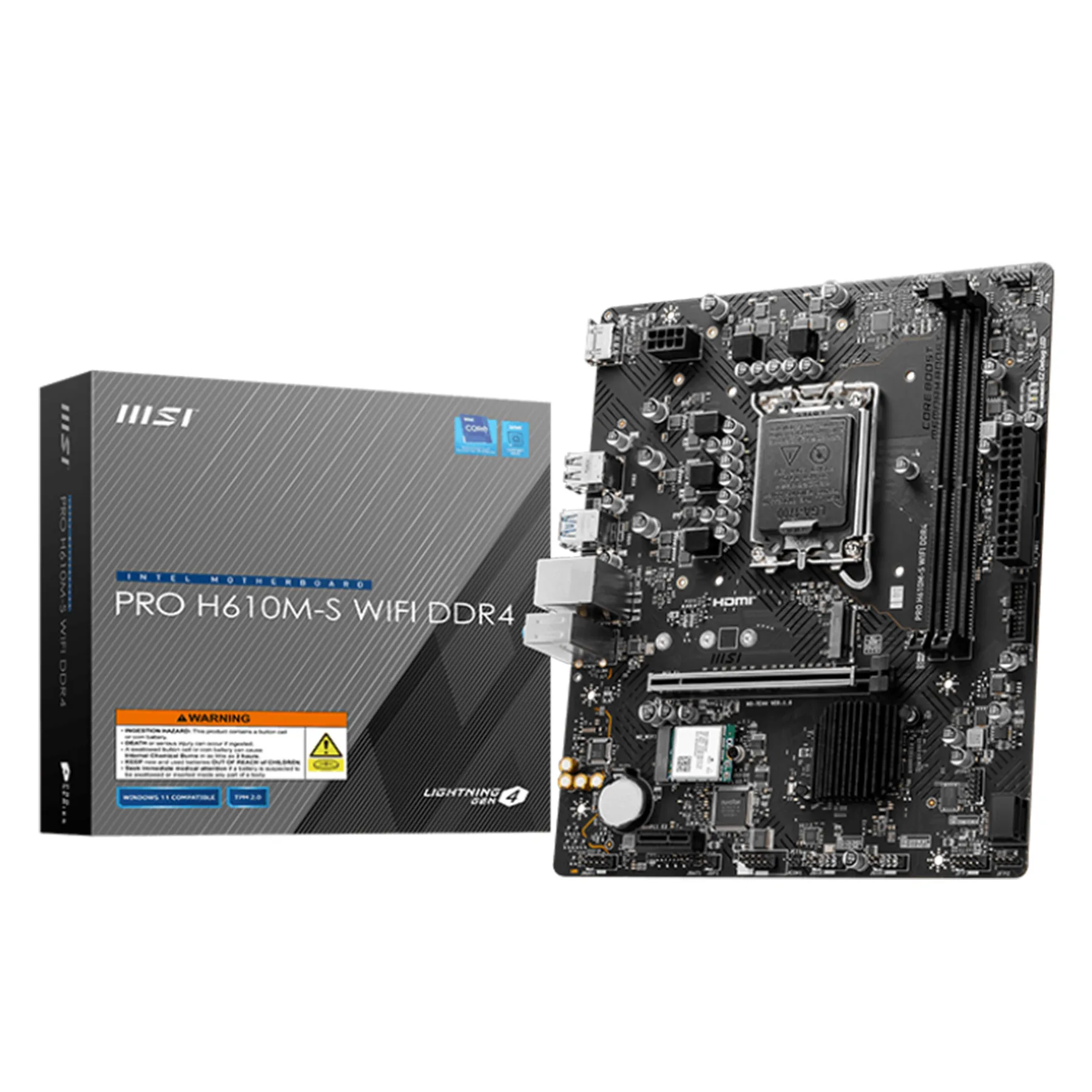 مادربرد ام اس آی مدل PRO H610M-S WIFI DDR4
