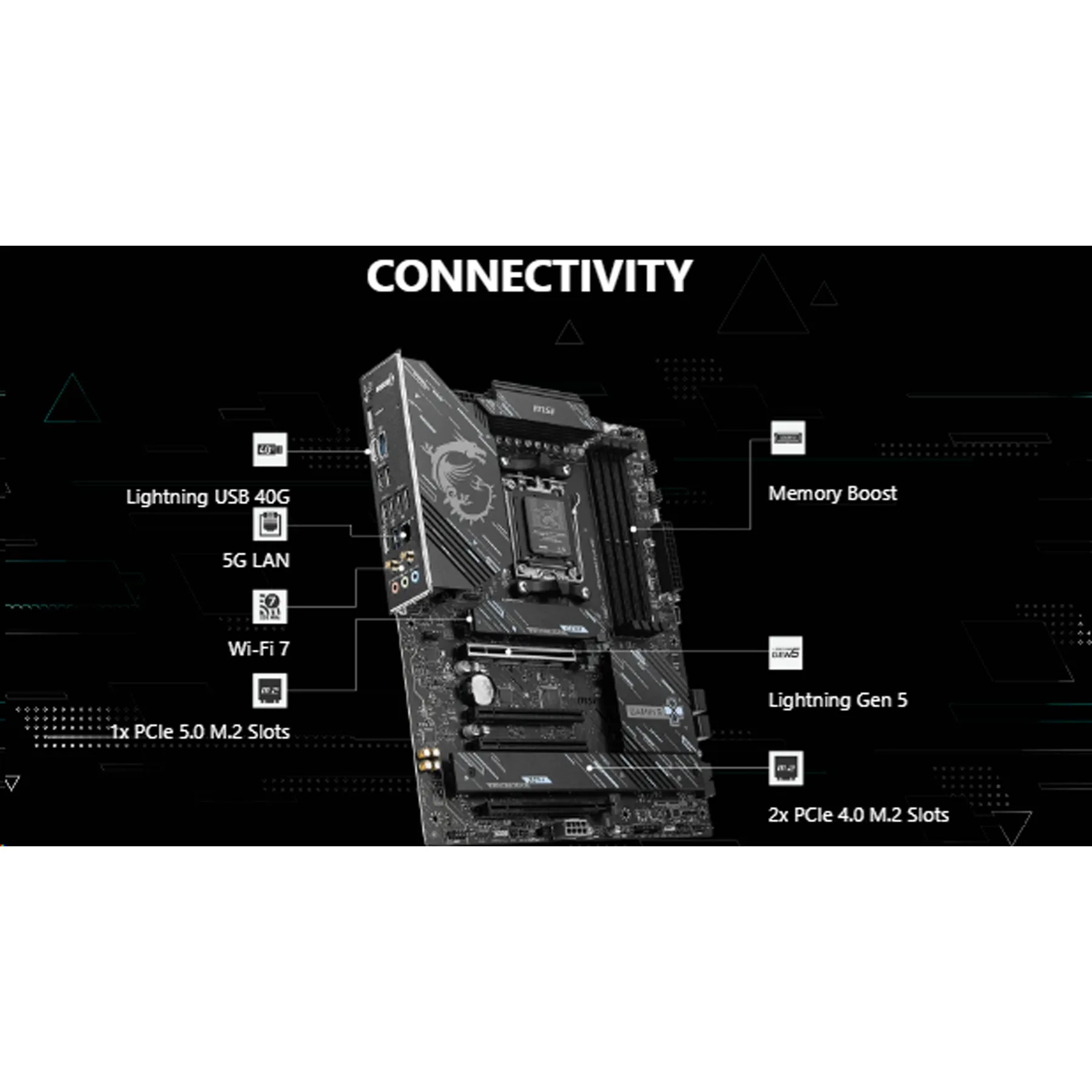 مادربرد ام اس آی مدل X870 GAMING PLUS WIFI