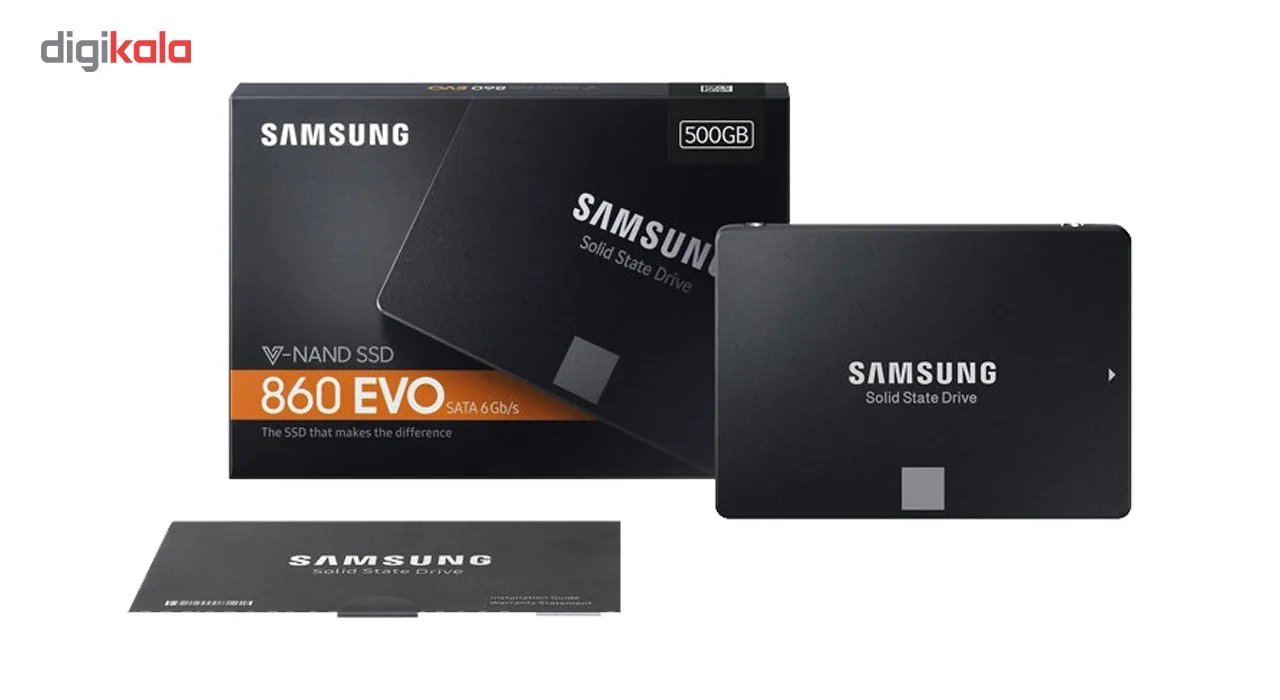 اس اس دی اینترنال سامسونگ مدل 860 Evo ظرفیت 500 گیگابایت