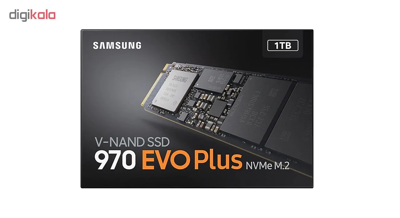 اس اس دی اینترنال PCIe Gen3 x4 سامسونگ مدل 970 EVO PLUS  ظرفیت 1 ترابایت