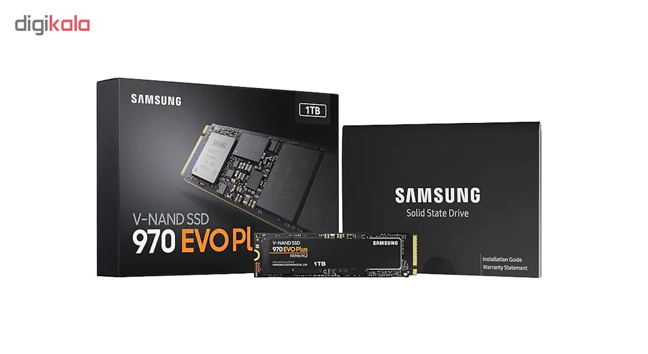 اس اس دی اینترنال PCIe Gen3 x4 سامسونگ مدل 970 EVO PLUS  ظرفیت 1 ترابایت