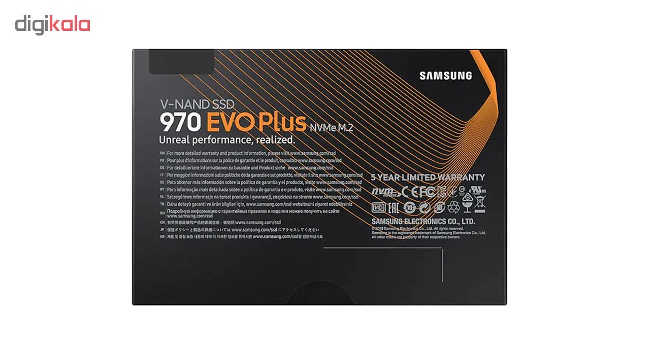 اس اس دی اینترنال سامسونگ مدل 970EVO PLUS ظرفیت 250 گیگابایت