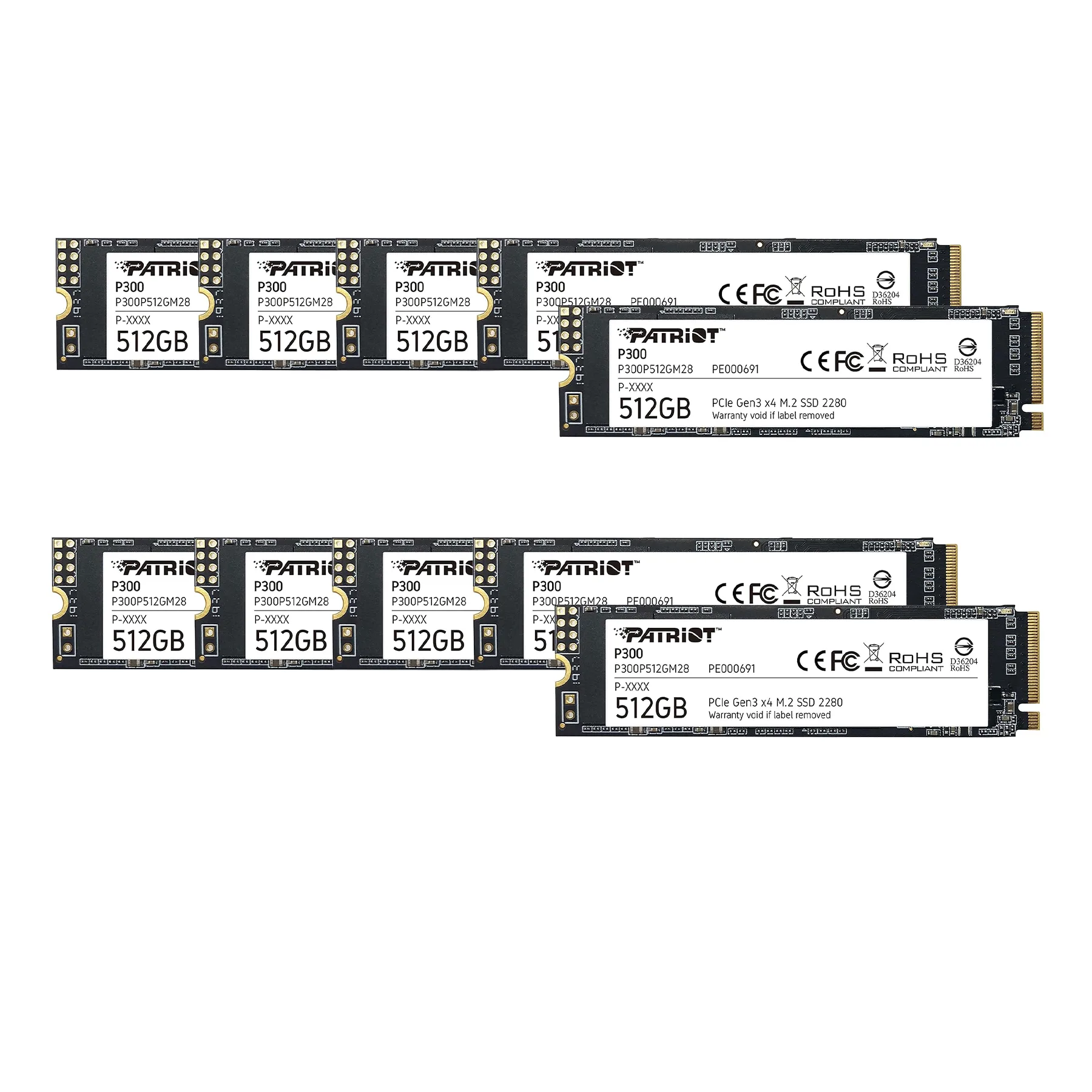 اس اس دی اینترنال پتریوت مدل P300 ظرفیت 512 گیگابایت