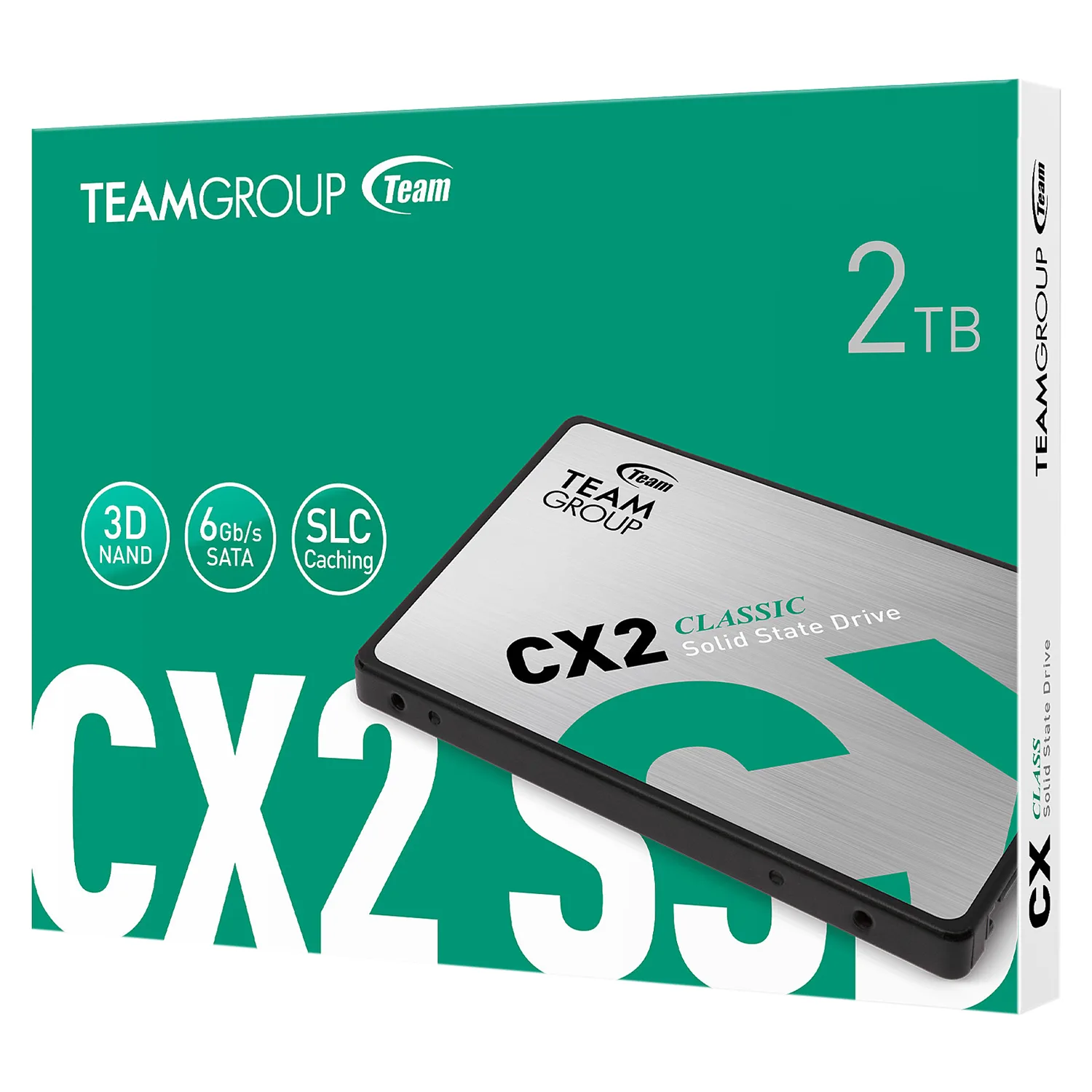 اس اس دی اینترنال تیم گروپ مدل CX2 ظرفیت 2 ترابایت