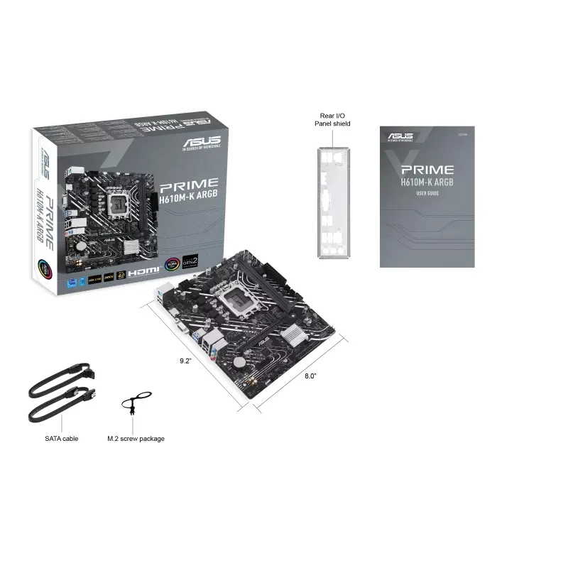مادربرد ایسوس مدل PRIME H610M-K ARGB